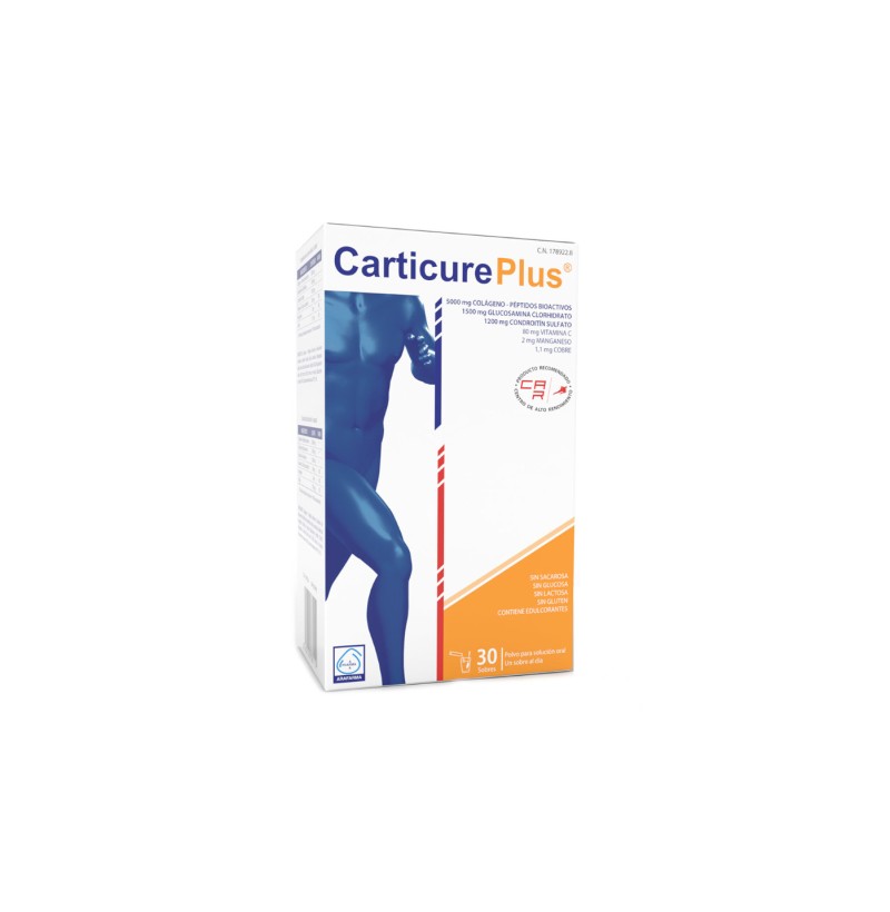 CARTICURE PLUS SOBRES CONDROITINA + GLUCOSAMINA 30 SOBRES