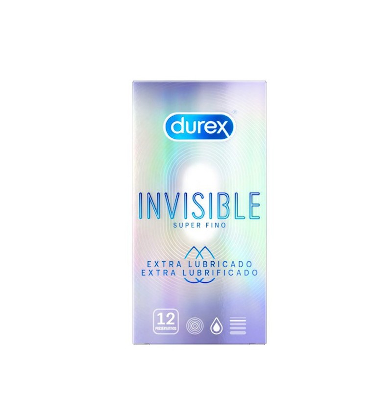 DUREX INVISIBLE EXTRA FINO EXTRA SENSITIVO PRESE 12 U