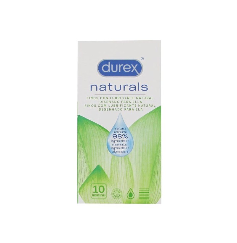 DUREX NATURALS PRESERVATIVOS 10 UNIDADES