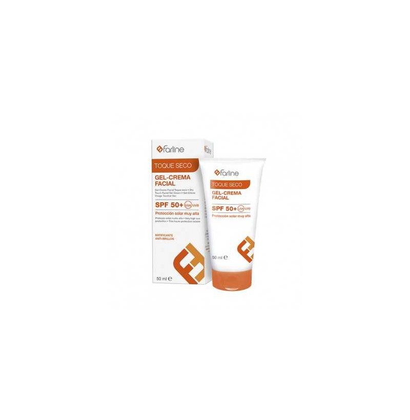 FARLINE GEL CREMA FACIAL TOQUE SECO SPF 50+ TEXTURA LIGERA 1 ENVASE 50 ML