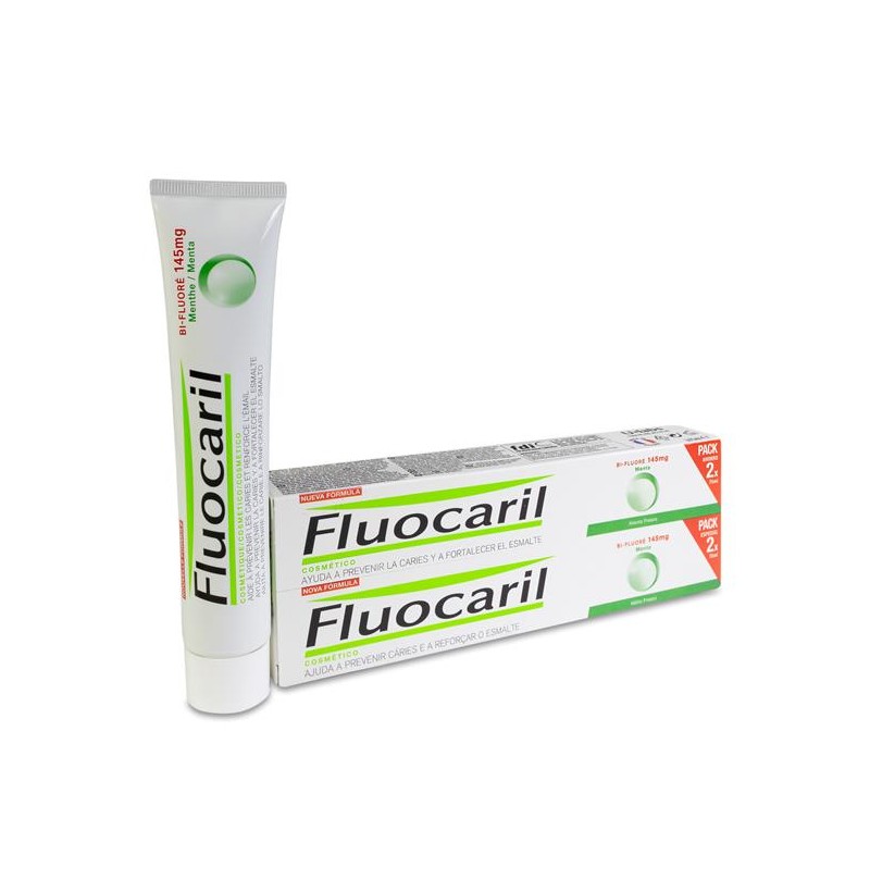 FLUOCARIL BI-FLUORE 145 MG 2 TUBOS 75 ML SABOR MENTA