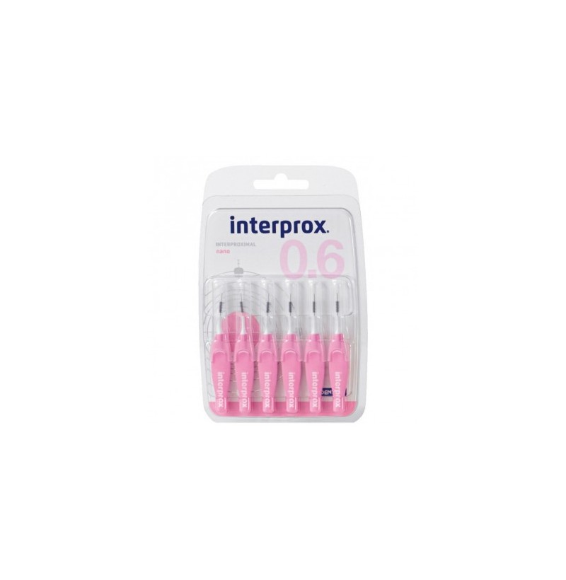 CEPILLO INTERPROXIMAL INTERPROX NANO 6 CEPILLOS