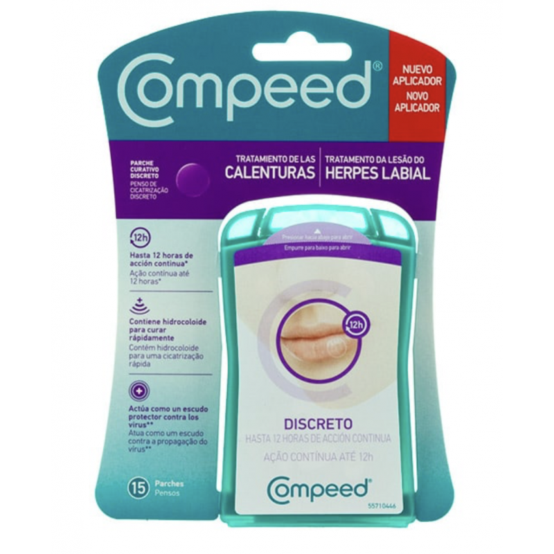 COMPEED PARCHES HERPES LABIAL 15 UD