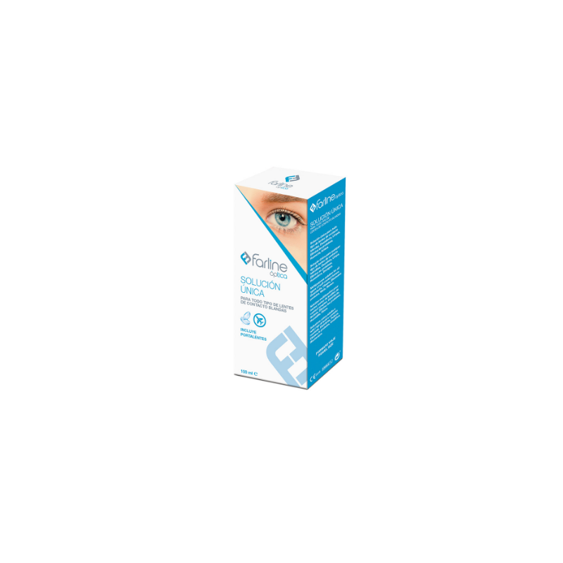 FARLINE OPTICA SOLUCION UNICA LENTES DE CONTACTO 1 ENVASE 100 ML